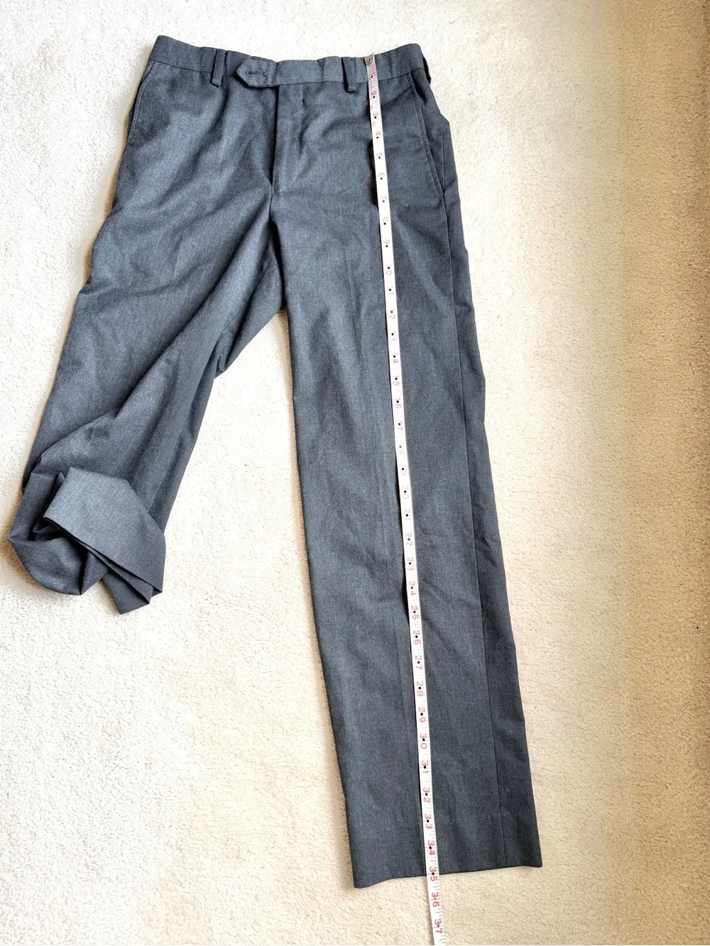 Lauren Ralph Lauren Dress Suit Pants Slacks Charcoal Gray Boys Size 12